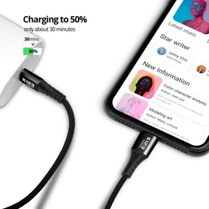 USB C to Lightning Cable - 2 Meter MFi Certified